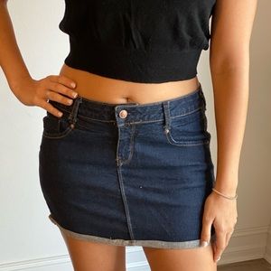 Zara Mini Denim Skirt size 26